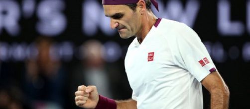 Roger Federer supera gli ottavi di finale a Melbourne (ph. twitter Australian Open).