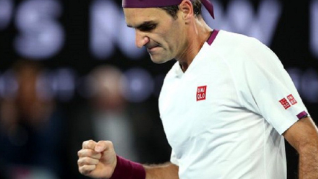 Roger Federer supera gli ottavi di finale a Melbourne (ph. twitter Australian Open).