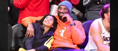 NBA legend and L.A. Lakers' Kobe Bryant with daughter Gianna. [Image source: TMZ/YouTube]