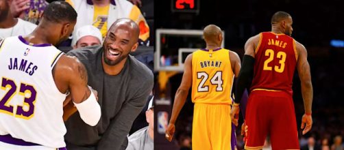 Kobe Bryant e LeBron James, leggende del basket, rivali ed amici.