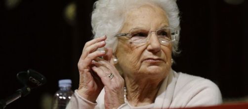 La senatrice a vita sopravvissuta all'Olocausto Liliana Segre