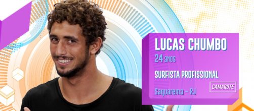 Lucas Chumbo está eliminado do 'BBB20'. (Reprodução/Rede Globo)