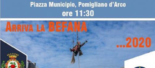Pomigliano d'Arco, lunedì 6 torna il tradizionale appuntamento con la 'Befana del Vigile'