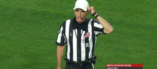 Trouble for Refs as Buckeyes, officiating chief and now Kirk Herbstreit question decisions. Image credit:ESPN/Youtube screenshot