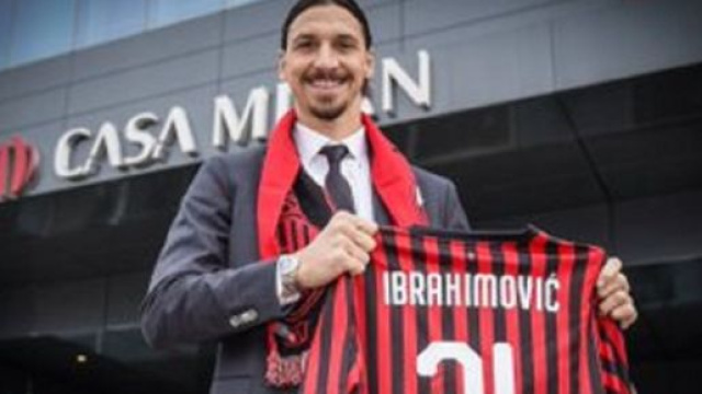 Zlatan revient au Milan AC (Credit : Twitter AC Milan)