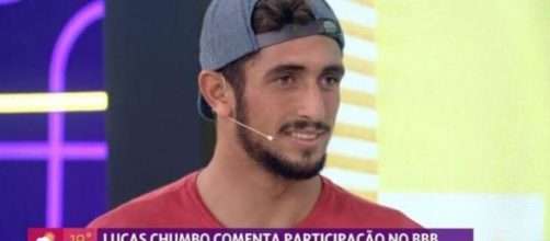 Lucas Chumbo foi o convidado do 'Se Joga'. (Reprodução/TV Globo)