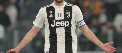 Giorgio Chiellini, difensore centrale della Juventus.