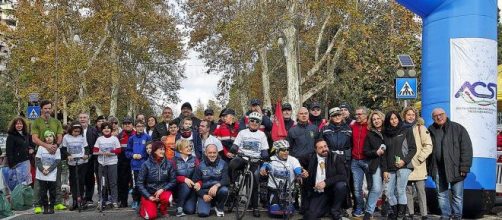 Partecipanti alla manifestazione "Giocattolo in corsa"