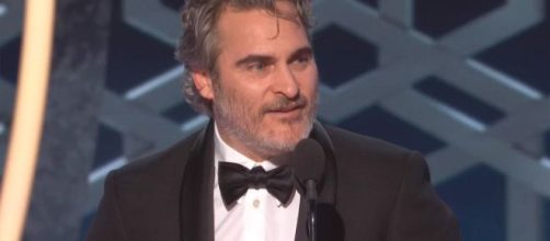 Joaquin Phoenix Gives Bizarre Speech for Best Actor in a Motion Picture. [Image Credit] Variety/YouTube