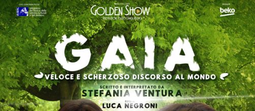 Locandina di 'Gaia in veloce, scherzoso discorso al mondo' di e con Stefania Ventura