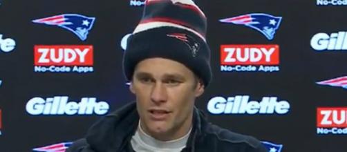 Brady and Watson played together from 2004 to 2009. [Image Source: New England Patriots/YouTube]