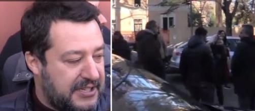 Salvini contestato a Bologna nel giorno dell'Epifania.