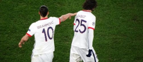 Nella foto Ibrahimovic e Rabiot, nella loro esperienza al Paris Saint-Germain.