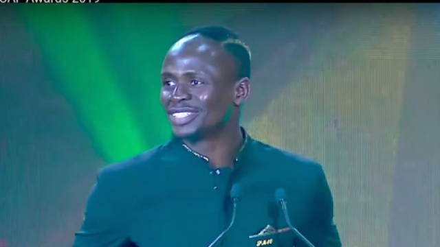 Sadio Mané a été sacré meilleur joueur africain de l'année. Credit: Capture d'écran/ Youtube
