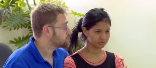‘90 Day Fiancé’: Karine and Paul heading for possible patch up after turna over fight. [Image Source: TLC UK/ YouTube Screenshot]