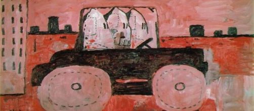 City Limits 1969 painted by Philip Guston is one in his clansmen series that gives museum pause. credit: wikiart.org xennex