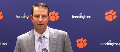Clemson Tigers: Before the Miami match, Dabo Swinney is being touted as the Texans next coach. [Image Source: Clemson Tigers/ YouTube]