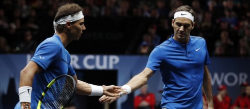 Rafa Nadal e Roger Federer, titolari del record di vittorie nel Grande Slam.