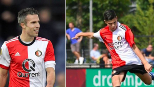 Le fils de Robin Van Persi claque un but de légende et enflamme la toile - Phot capture d'écran compte Instagram Robin Van Persie et fils