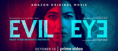 Arte de divulgação do filme 'Evil Eye' da Amazon Prime Video. (Arquivo Blasting News)