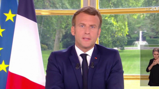 Emmanuel Macron : ce qu'il pourrait annoncer à 20h. Credit: Capture TF1