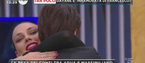 GF Vip, Massimiliano e Adua si confrontano, lei: 'Mi interessa che mi abbia perdonata'.