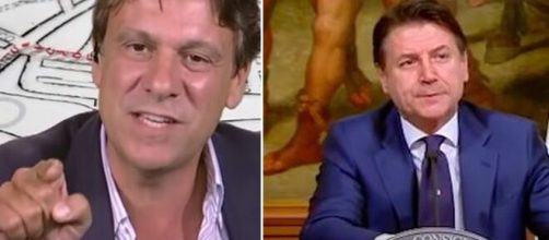 Nicola Porro contro una dichiarazione di Giuseppe Conte sull'ultimo Dcpm.