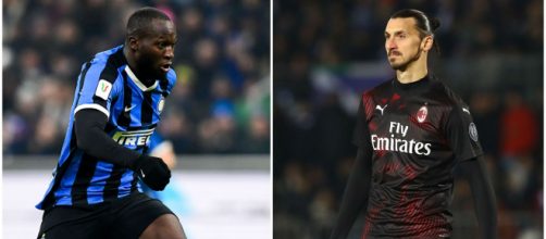 O belga Lukaku e o sueco Ibrahimović são as principais esperanças no clássico italiano entre Internazionale e Milan. (Arquivo Blasting News)