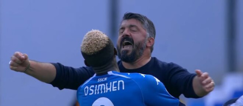 Gennaro Gattuso, allenatore del Napoli.