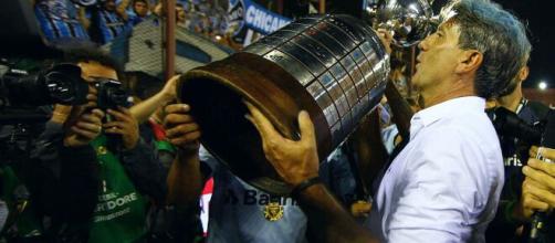 O Grêmio de Renato Portaluppi mais uma vez alcançou as oitavas de final da Libertadores. (Arquivo Blasting News)