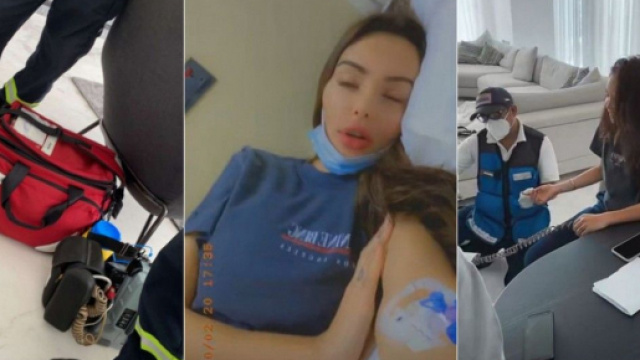 Nabilla Vergara transportée d'urgence à l'hôpital, elle serait peut-être enceinte pour la deuxième fois.