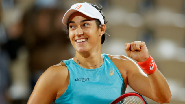 Roland-Garros : Garcia gagne contre Mertens. © Thomas SAMSON / AFP