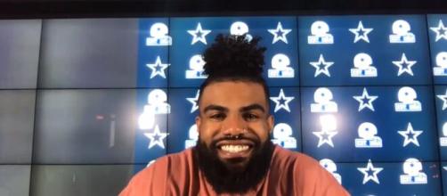 Dallas Cowboys: Ezekiel Elliott apologized for the fumbles and looked dejected in his interview. [Image Source: ESPN/ YouTube]