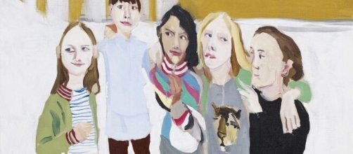 Detail of The Glasgow Boys and Girls by Chantal Joffe. (Image Credit: Flickr/The Lowry)