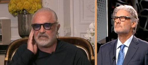 Flavio Briatore attacca Conte e Galli durante Dritto e rovescio.