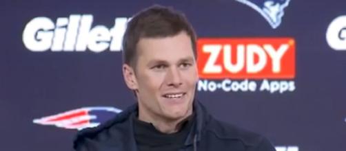 Brady found immediate connection with Brown. [Image Source: New England Patriots/YouTube]