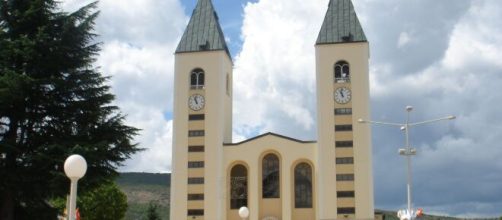 Il santuario francescano di San Giacomo a Medjugorje.