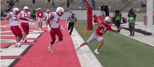 Ref and NCAA are slammed over targeting call against Huskers, disqualifying Deontai Williams. [Image Source: Big Ten Network/ YouTube]