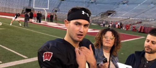 Huskers vs Wisconsin game in jeopardy, now QB Chase Wolf test positive for Covid 19. [Image Source: Bucky's 5th Quarter/ YouTube Screenshot]