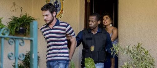 Rubinho será detido em 'A Força do Querer'. (Reprodução/TV Globo)