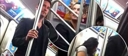 Keanu Reeves é um dos famosos que mais é flagrado utilizando metrôs. (Arquivo Blasting News)