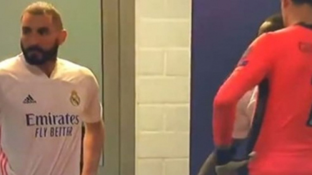 Benzema détruit Vinicius Jr à la mi-temps et fait polémique - photo capture d'écran Facebook