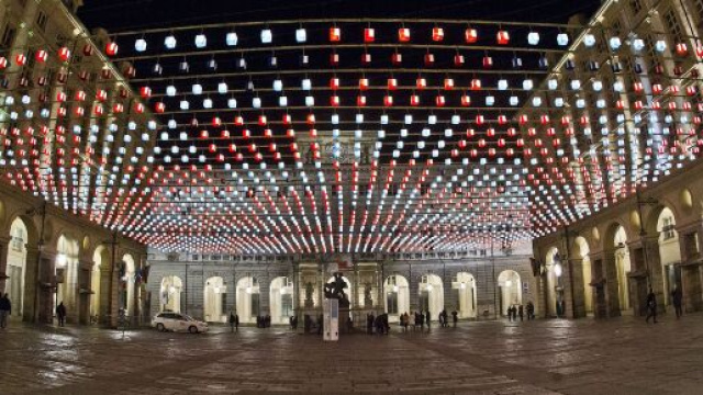 Torino, inizia Luci d'Artista.