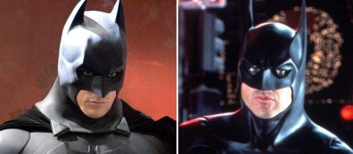 Christian Bale e Michael Keaton foram alguns dos atores que interpretaram o Batman. (Fotomontagem)