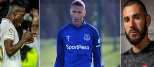 Richarlison a répondu à Benzema après ses propos sur Vinicius. (Source : Montage Photo)