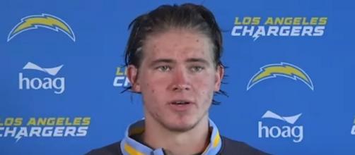 Herbert was the sixth overall pick by the Chargers in the 2020 NFL Draft (Image Credit: Los Angeles Chargers/YouTube)