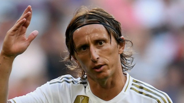 Luka Modric con la maglia del Real Madrid
