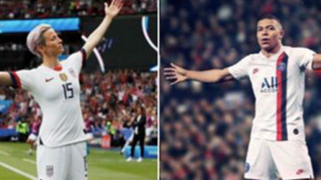 Megan Rapinoe appelle Kylian Mbappé à changer le monde. (Source : Montage Photo)
