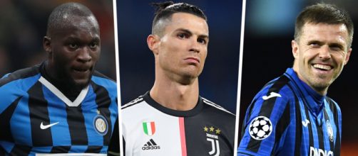 Lukaku, Cristiano Ronaldo e Papú Goméz são os artilheiros da atual edição do Calcio. (Arquivo Blasting News)