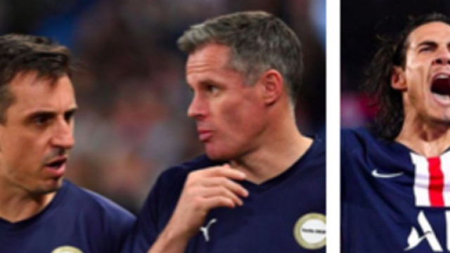 Clashe entre deux anciennes légendes et le transfert de Cavani - Photo montage